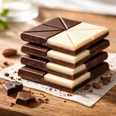 Half sugarless chocolate