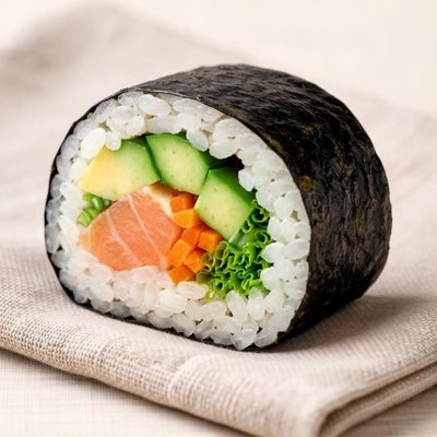 Half sushi roll