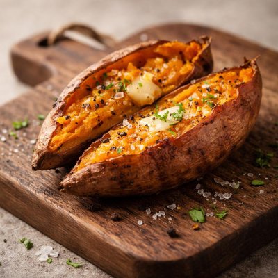 Half sweet potato