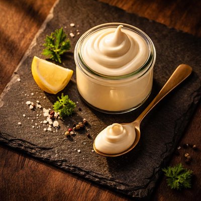 Half teaspoon mayonaise