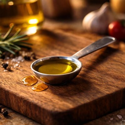 Half teaspoon olive oil