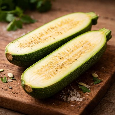 Half zucchini