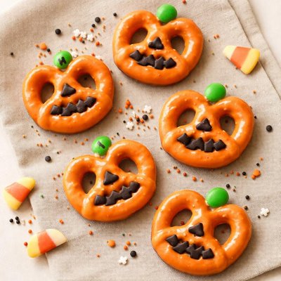Halloween pretzel