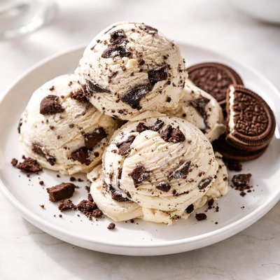 Halo cookies and cream ice cream