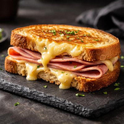 Ham and cheese melt