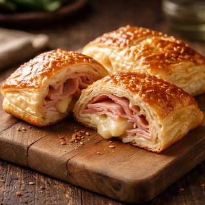 Ham and cheese pastry