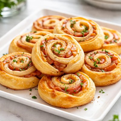 Ham and cheese pinwheels