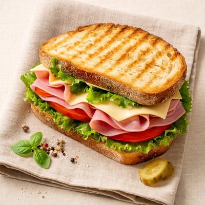 Ham and cheese sandwitch