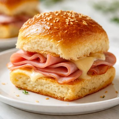 Ham and cheese slider