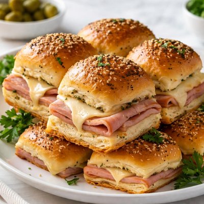 Ham and cheese sliders