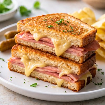 Ham and cheese toastie