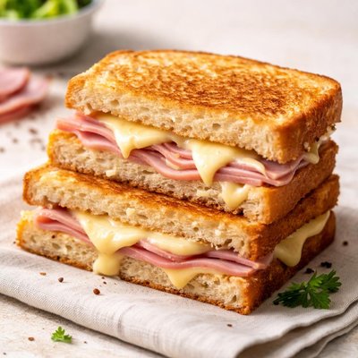 Ham and cheese tostie