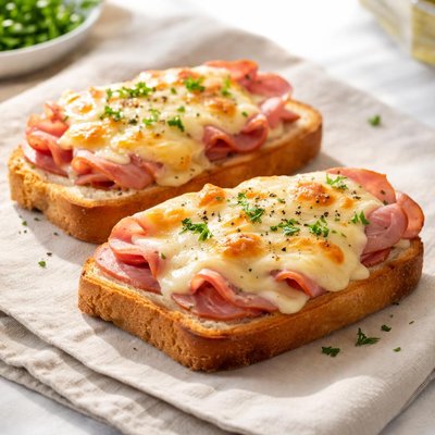 Ham and chesese toast
