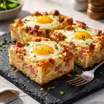 Ham and egg casserole