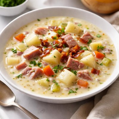 Ham and potato soup