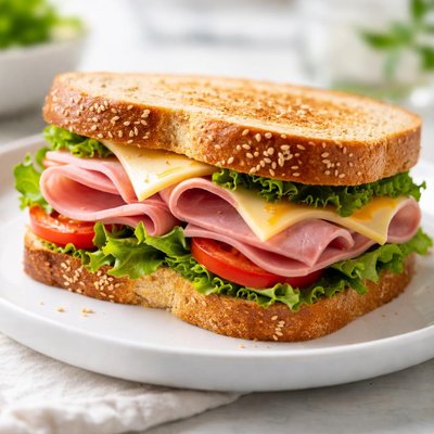 Ham cheese sandwich