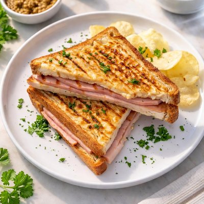 Ham cheese toasted sandwich