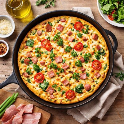 Ham frittata