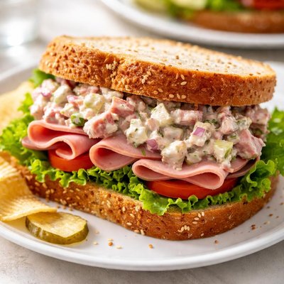 Ham salad sandwich