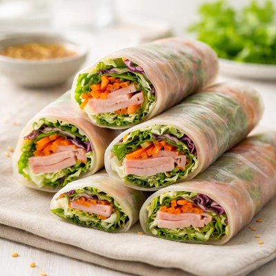 Ham spring roll