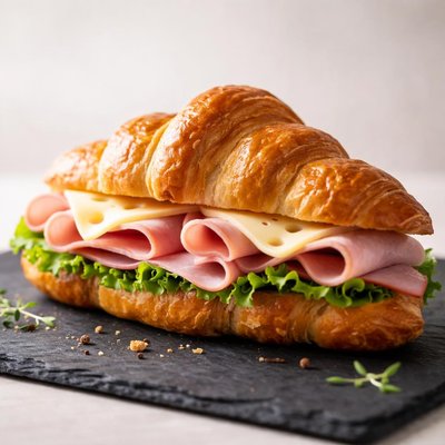 Ham swiss croissant