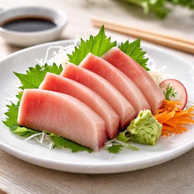 Hamachi sashimi