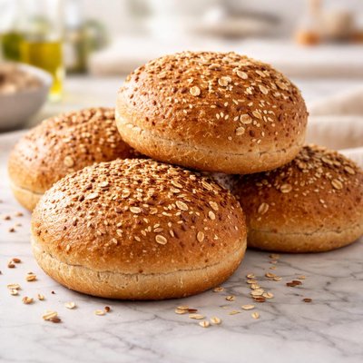 Hamburger bun wholegrain