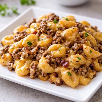 Hamburger helper cheesy ranch burger