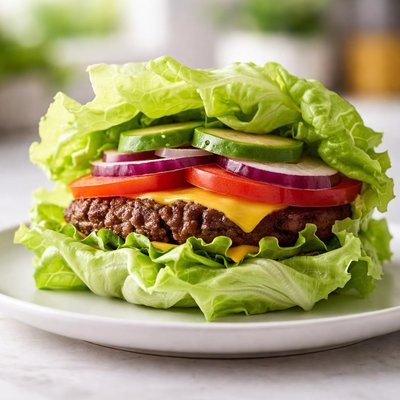 Hamburger lettuce