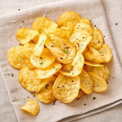 Hand cooked potato chips