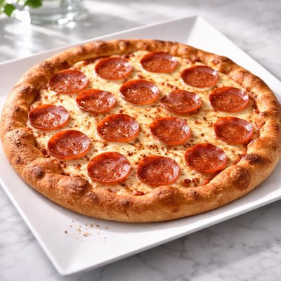 Hand tossed pepperoni pizza