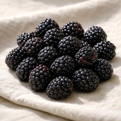 Handful of blackberries