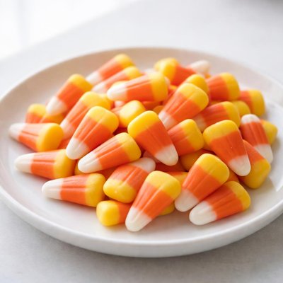 Handful of candy corn