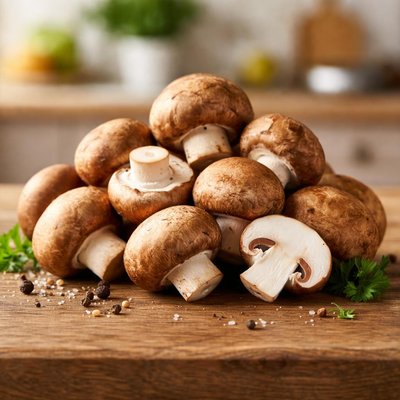 Handful of mushrooms