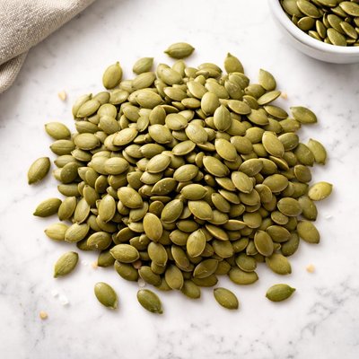 Handfull of pumpkin seeds