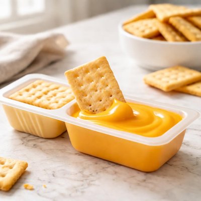 Handi-snacks cheese dip