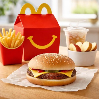Happy meal cheese burger