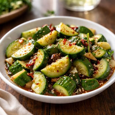 Harbor city cucumber salad