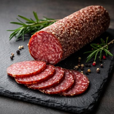 Hard beef salami