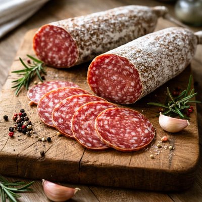 Hard dry salami