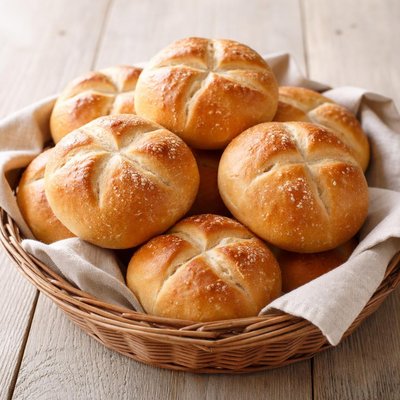 Hard rolls fresh baked