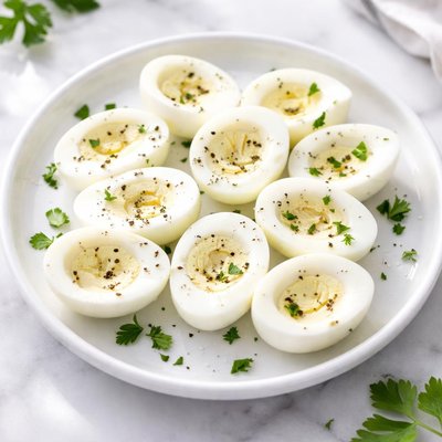 Hardboiled egg whites