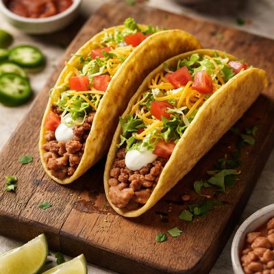 Hardshell bean taco from taco bell