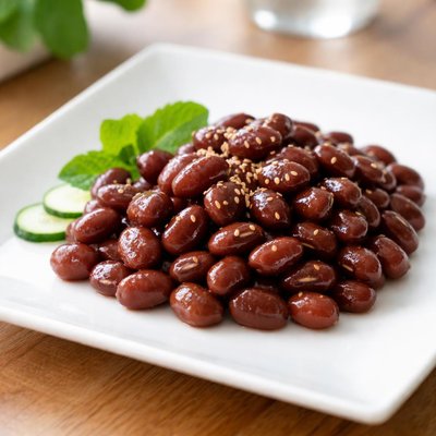 Haricot rouges japonais cuits