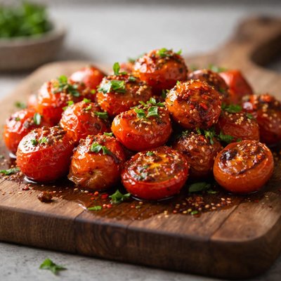 Harissa roasted tomatoes