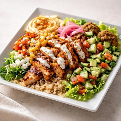 Harrisa chicken bowl from cava