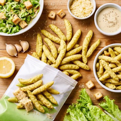 Harvest snaps caesar flavored crisps