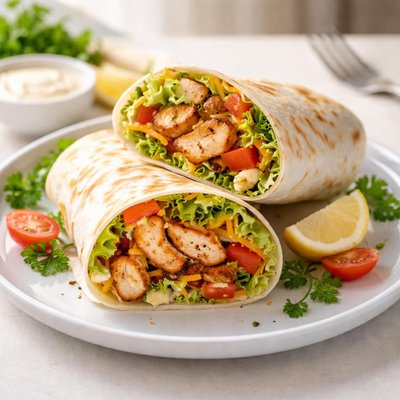 Harveys grilled chicken wrap