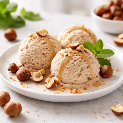 Haselnut icecream