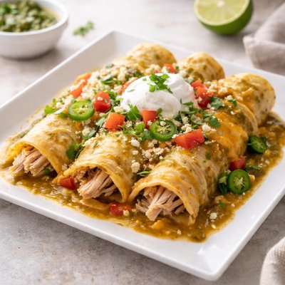 Hatch chili enchilada